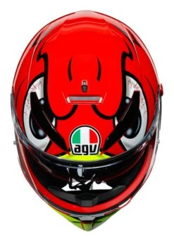 AGV K3 SV Birdy Helmet -Moto Forge Sales Store agvk3 sv birdy helmet red yellow 6