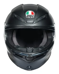 AGV K6 Helmet Matte Black / MS [Blemished - Very Good] -Moto Forge Sales Store agvk6 helmet matte black ms blemished very good matte black 5