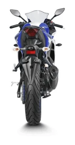 Akrapovic Slip-On Exhaust Yamaha R3 2015-2023 -Moto Forge Sales Store akrapovic slip on exhaust yamaha r32015 3