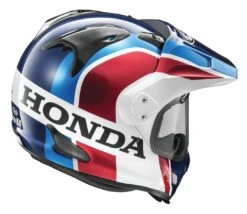 Arai XD-4 Africa Twin Helmet -Moto Forge Sales Store arai xd4 africa twin helmet blue red white 2