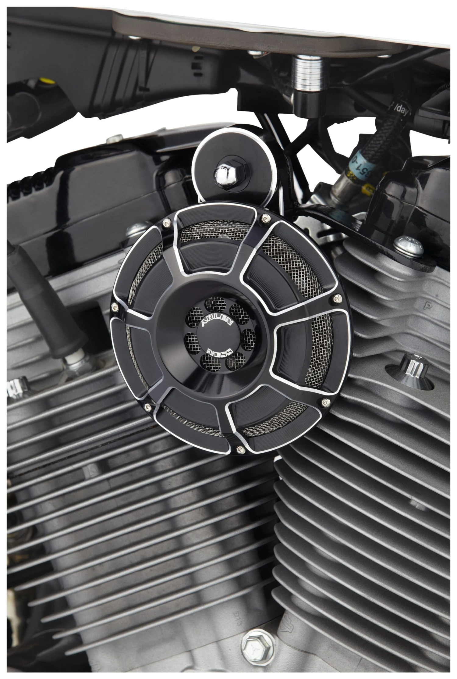 Arlen Ness Beveled Universal Billet Horn Kit 2 Arlen Ness Beveled Universal Billet Horn Kit - Image 2