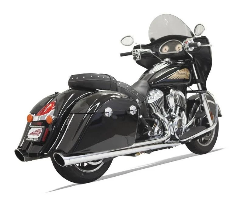 Bassani 4" Mufflers For Indian 2014-2023 1 Bassani 4" Mufflers For Indian 2014-2023