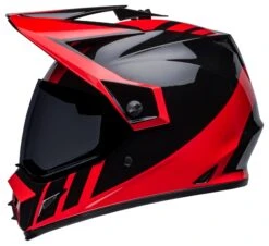 Bell Helmets Bell MX-9 Adventure Mips Dash Helmet -Moto Forge Sales Store bell helmets mx9 adv mi dash black red 7