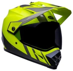 Bell Helmets Bell MX-9 Adventure Mips Dash Helmet -Moto Forge Sales Store bell helmets mx9 adv mi dash hi viz yellow grey 2
