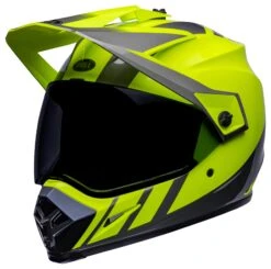 Bell Helmets Bell MX-9 Adventure Mips Dash Helmet -Moto Forge Sales Store bell helmets mx9 adv mi dash hi viz yellow grey