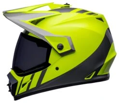 Bell Helmets Bell MX-9 Adventure Mips Dash Helmet -Moto Forge Sales Store bell helmets mx9 adv mi dash hi viz yellow grey 7