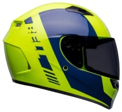Bell Helmets Bell Qualifier Turnpike Helmet 18 Bell Helmets Bell Qualifier Turnpike Helmet -Moto Forge Sales Store bell qualifier turnpike helmet hi viz yellow navy 3