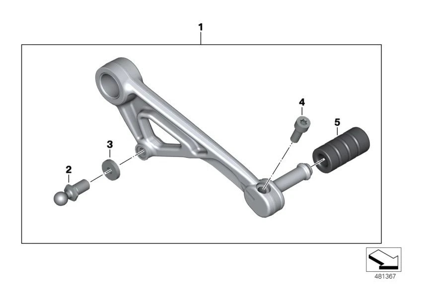 BMW Adjustable Shift Pedal R1200GS / R1250GS / Adventure 2 BMW Adjustable Shift Pedal R1200GS / R1250GS / Adventure - Image 2
