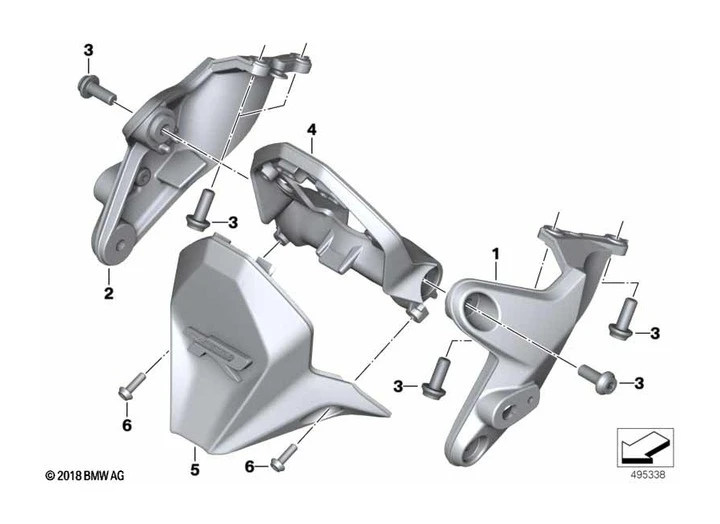 BMW Instrument Cover R1250R 2019-2023 1 BMW Instrument Cover R1250R 2019-2023