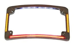 Custom Dynamics LED All-In-One Radius License Plate Frame