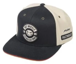 Fasthouse Dash Hot Wheels Snapback Hat -Moto Forge Sales Store fasthouse dash hot wheels hat black 3