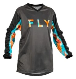 Fly Racing Women's F-16 Jersey -Moto Forge Sales Store fly racing womens f16 jersey black grey 4