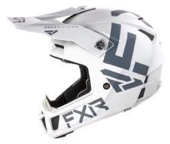 FXR Clutch CX Helmet -Moto Forge Sales Store fxr clutch cx helmet white grey 1