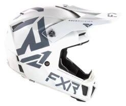 FXR Clutch CX Helmet -Moto Forge Sales Store fxr clutch cx helmet white grey 3