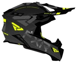 FXR Helium Carbon Helmet W/ D-Ring -Moto Forge Sales Store fxr helium carbon helmetw d ring hi viz charcoal 1