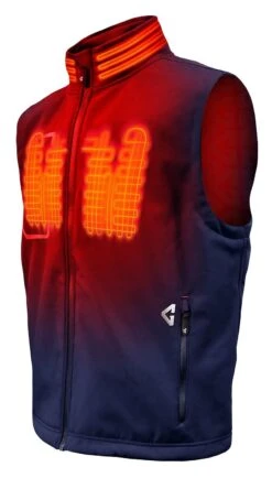 Gerbing 7V Torrid 2.0 Softshell Heated Vest -Moto Forge Sales Store gerbing7 v torrid20 softshell heated vest navy 1