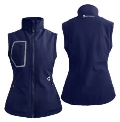 Gerbing 7V Torrid 2.0 Women's Softshell Heated Vest 12 Gerbing 7V Torrid 2.0 Women's Softshell Heated Vest -Moto Forge Sales Store gerbing7 v torrid20 womens softshell heated vest navy 2