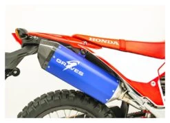 Graves Titanium Exhaust System Honda CRF300L / Rally 2021-2023 -Moto Forge Sales Store graves motorsports honda crf300 l slip on exhaust 3