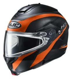 HJC C91SN Taly Dual Lens Helmet -Moto Forge Sales Store hjcc91 sn taly dual lens helmet black grey 3