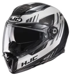 HJC F70 Carbon Kesta Helmet -Moto Forge Sales Store hjcf70 carbon kesta helmet carbon white
