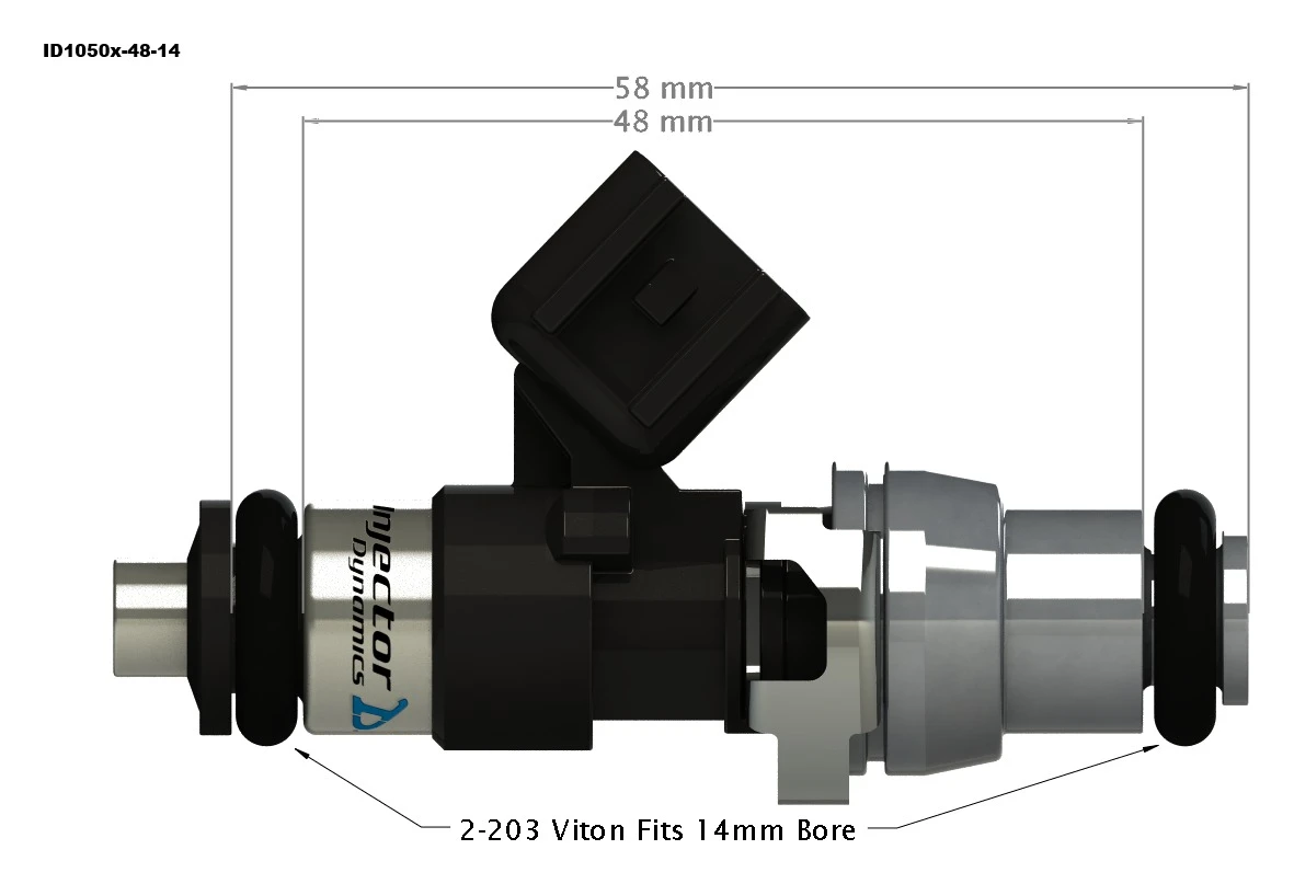 Injector Dynamics 1050cc XDS Fuel Injectors Polaris RZR / Turbo 2008-2023 2 Injector Dynamics 1050cc XDS Fuel Injectors Polaris RZR / Turbo 2008-2023 - Image 2