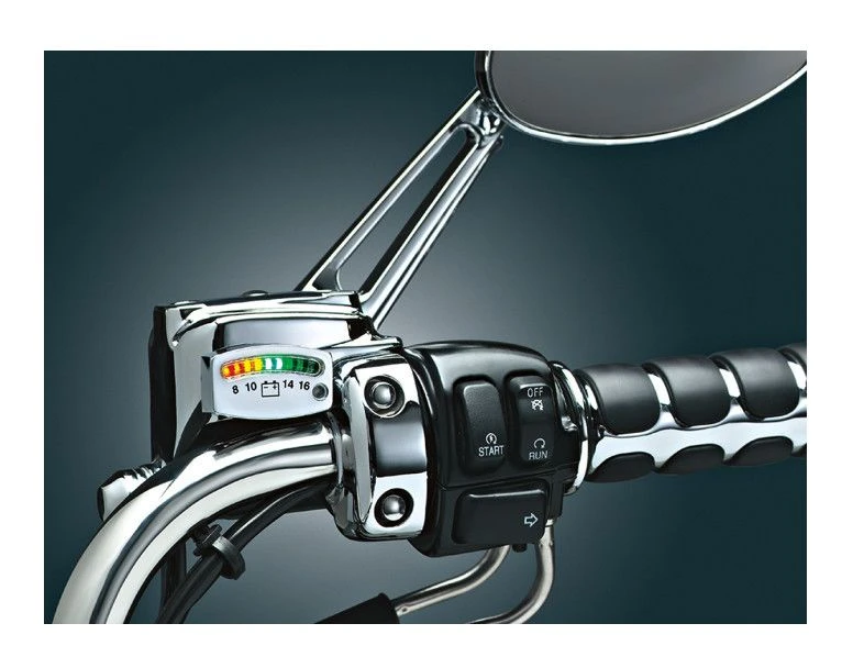 Kuryakyn LED 12 Volt Battery Gauge 3 Kuryakyn LED 12 Volt Battery Gauge - Image 3