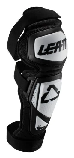 Leatt 3.0 EXT Knee & Shin Guards -Moto Forge Sales Store leatt ext knee shin guards30 white black 1