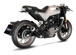 LeoVince GP One Slip-On Exhaust Husqvarna Svartpilen 401 2020-2022 -Moto Forge Sales Store leo vince gp one slip on exhaust husqvarna svartpilen40120202021 2