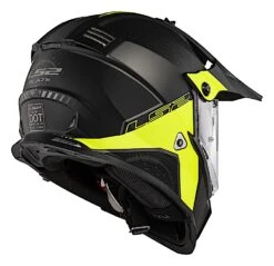LS2 Blaze Elevation Helmet 8 LS2 Blaze Elevation Helmet -Moto Forge Sales Store ls2 blaze elevation helmet matte black hi viz yellow 3