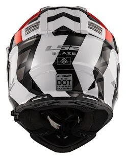 LS2 Blaze Xtreme Helmet 9 LS2 Blaze Xtreme Helmet -Moto Forge Sales Store ls2 blaze xtreme helmet red black white 3