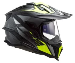 LS2 Explorer Carbon Focus Helmet -Moto Forge Sales Store ls2 explorer carbon focus helmet titanium yellow 3
