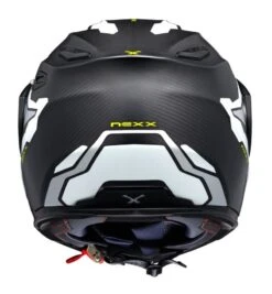 Nexx X Vilijord Carbon Light Nomad Helmet Black/White / LG [Open Box] -Moto Forge Sales Store nexx x vilijord carbon light nomad helmet black white lg open box black white 3