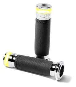 Performance Machine Vision Contour LED Turn Signal Grips Harley -Moto Forge Sales Store performance machine vision contour led turn signal grips harley 2