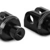 Puig Passenger Footpeg Mounts Kawasaki Black [Open Box]