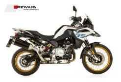 Remus Black Hawk Slip-On Exhaust BMW F750GS / F850GS / Adventure