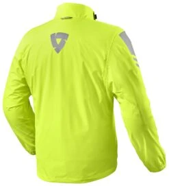 REV'IT! Cyclone 3 H2O Rain Jacket -Moto Forge Sales Store revit cyclone3 h2 o rain jacket neon yellow 1
