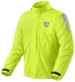REV'IT! Cyclone 3 H2O Rain Jacket -Moto Forge Sales Store revit cyclone3 h2 o rain jacket neon yellow