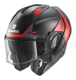Shark EVO GT ENCKE Helmet -Moto Forge Sales Store shark evogtencke helmet matte black red grey 1