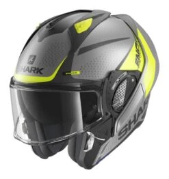 Shark EVO GT ENCKE Helmet -Moto Forge Sales Store shark evogtencke helmet matte grey yellow black 1