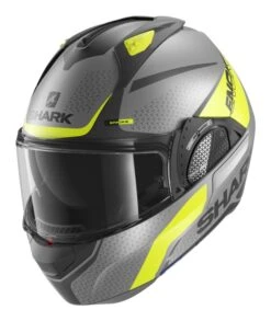 Shark EVO GT ENCKE Helmet -Moto Forge Sales Store shark evogtencke helmet matte grey yellow black
