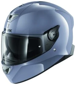 Shark Skwal 2 Blank Helmet - White LEDs -Moto Forge Sales Store shark skwal blank glossy silver