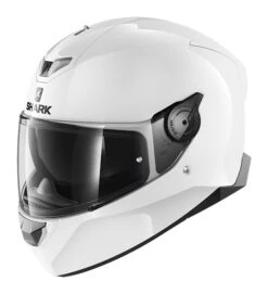 Shark Skwal 2 Blank Helmet - White LEDs -Moto Forge Sales Store shark skwal blank matte sm white