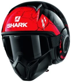 Shark Street Drak Crower Helmet 8 Shark Street Drak Crower Helmet -Moto Forge Sales Store shark street drak crower mat black anthracite red