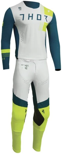 Thor Prime Strike Jersey -Moto Forge Sales Store thor prime strike jersey teal white lime 2