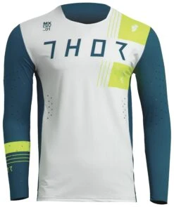 Thor Prime Strike Jersey -Moto Forge Sales Store thor prime strike jersey teal white lime