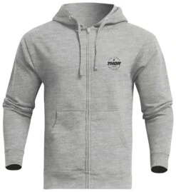 Thor Stadium Zip-Up Hoody -Moto Forge Sales Store thor stadium zip up hoody heather grey