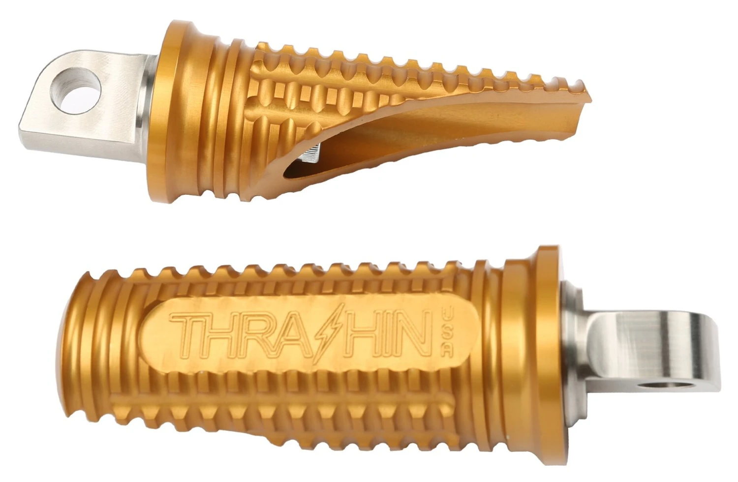 Thrashin Supply Burnout Passenger Foot Pegs For Harley Softail 2018-2023 3 Thrashin Supply Burnout Passenger Foot Pegs For Harley Softail 2018-2023 - Image 3