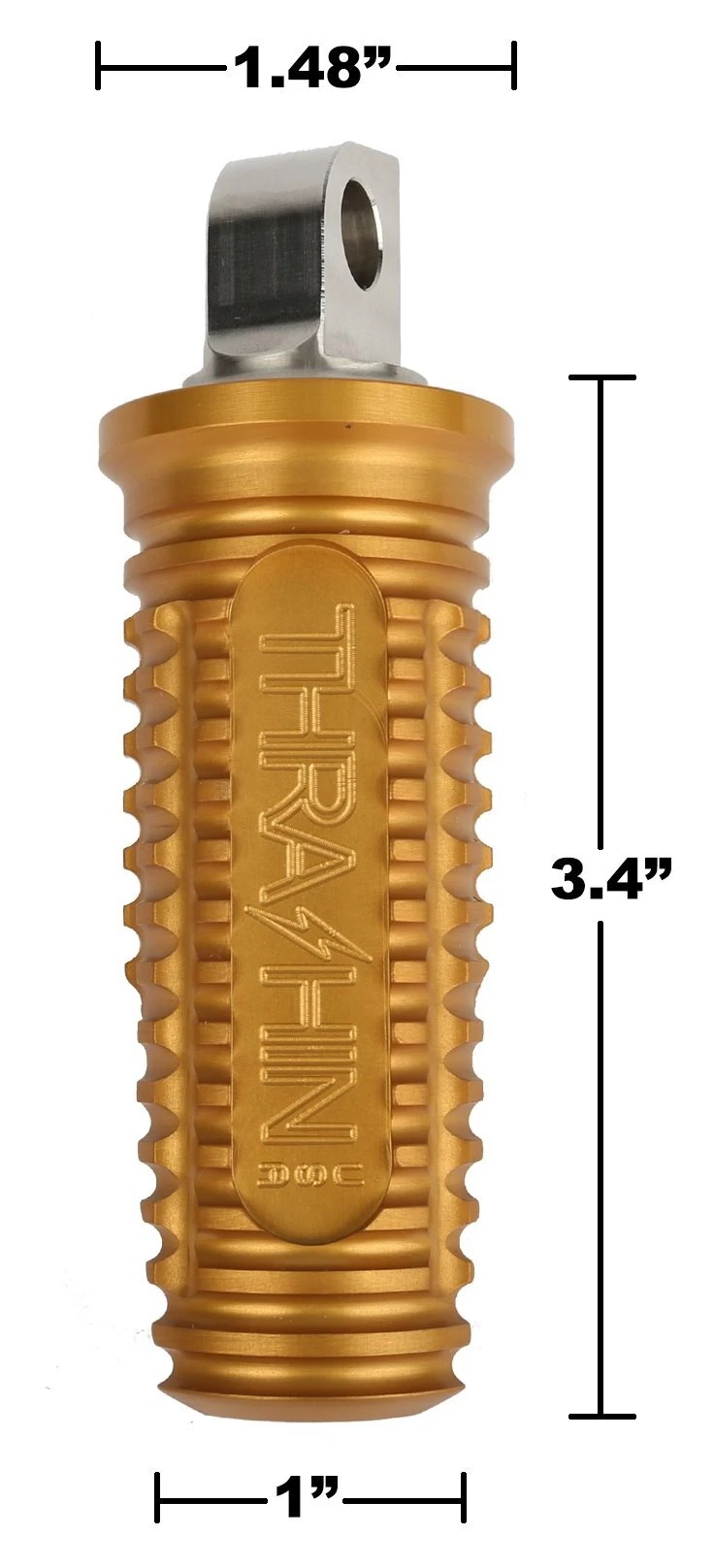 Thrashin Supply Burnout Passenger Foot Pegs For Harley Softail 2018-2023 4 Thrashin Supply Burnout Passenger Foot Pegs For Harley Softail 2018-2023 - Image 4