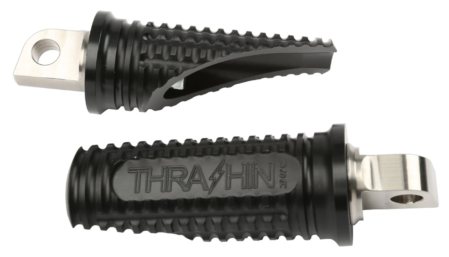 Thrashin Supply Burnout Passenger Foot Pegs For Harley Softail 2018-2023 1 Thrashin Supply Burnout Passenger Foot Pegs For Harley Softail 2018-2023